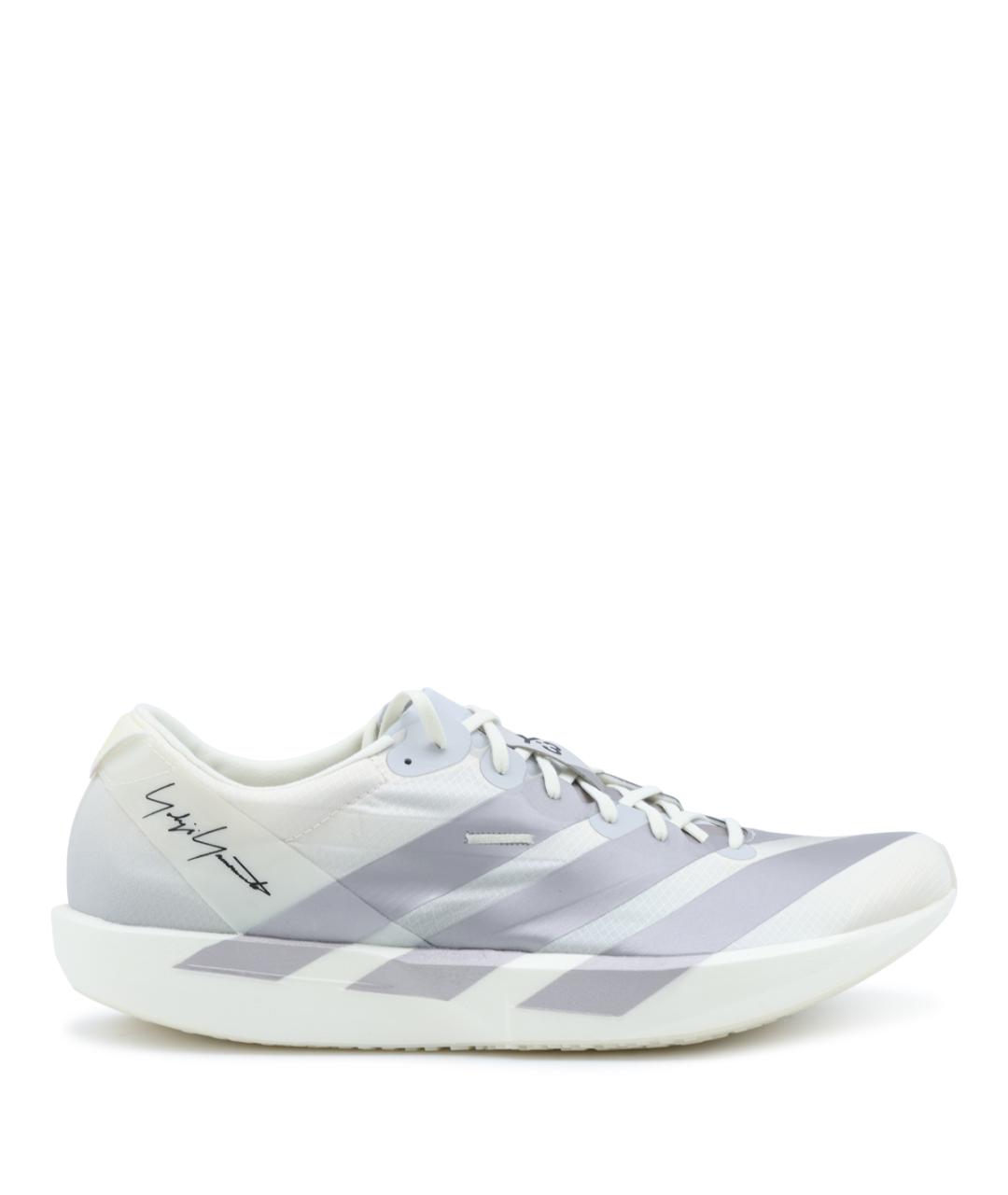 Y-3 Серые текстильные низкие кроссовки / кеды, фото 1