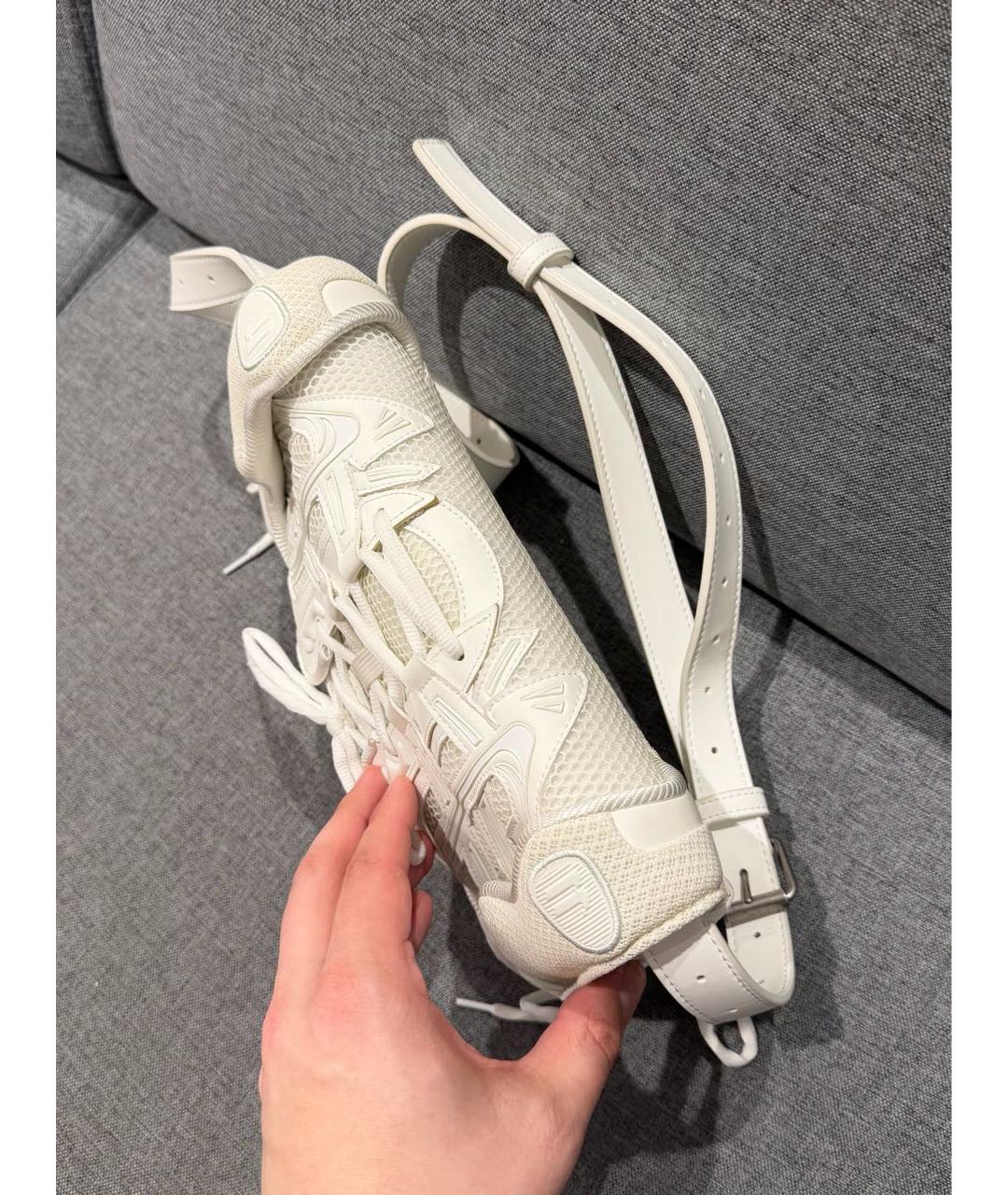 BALENCIAGA Белая сумка на плечо, фото 4