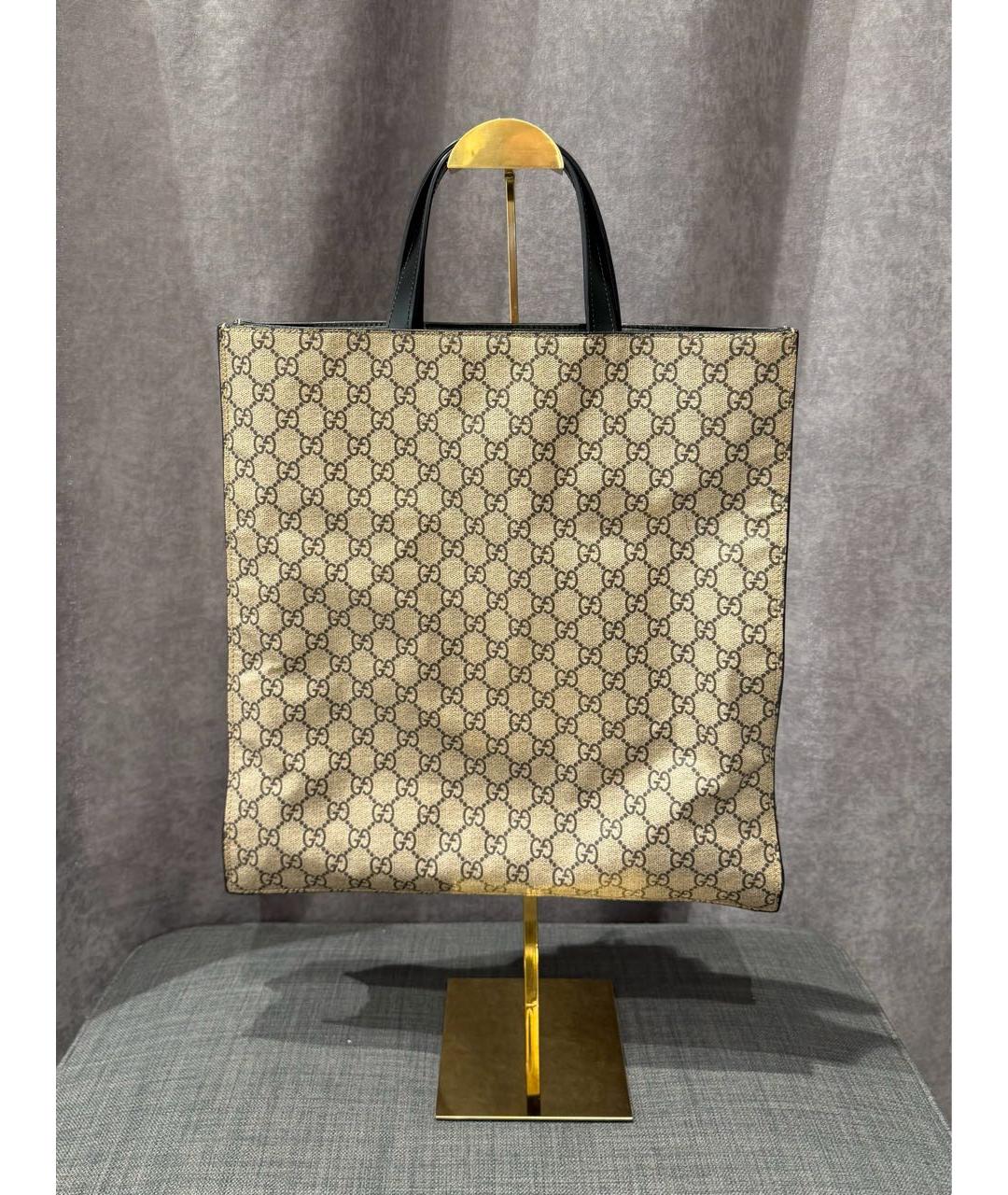 GUCCI Бежевая сумка тоут, фото 5