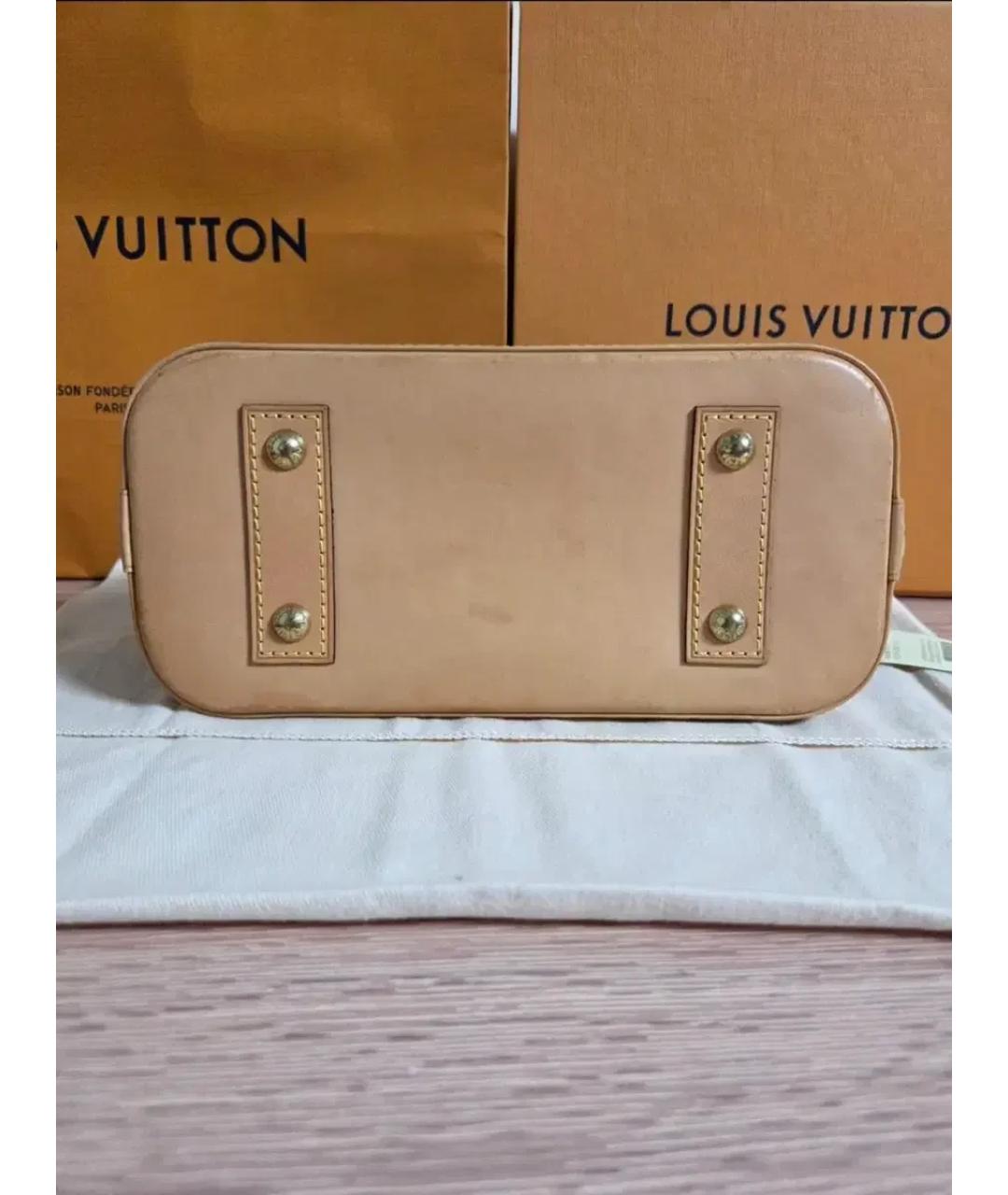 LOUIS VUITTON Коричневая сумка с короткими ручками, фото 6