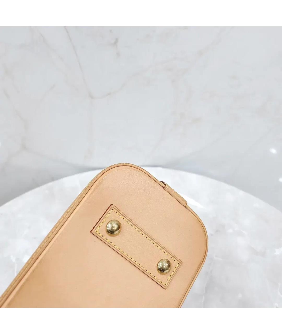 LOUIS VUITTON Коричневая сумка с короткими ручками, фото 8