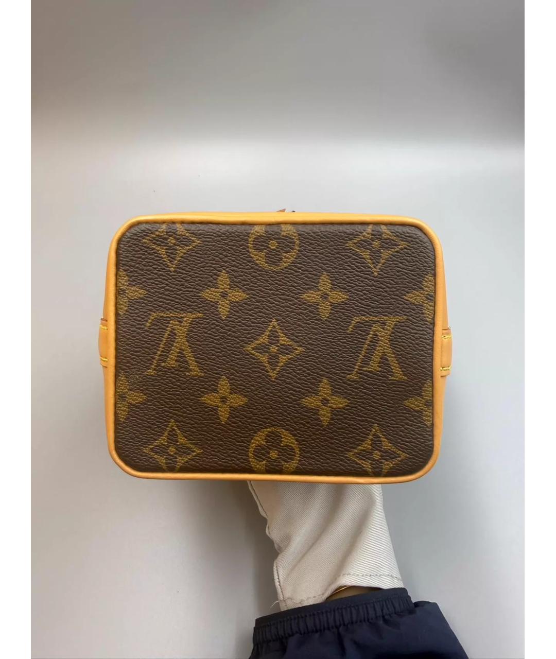 LOUIS VUITTON Коричневая сумка с короткими ручками, фото 5