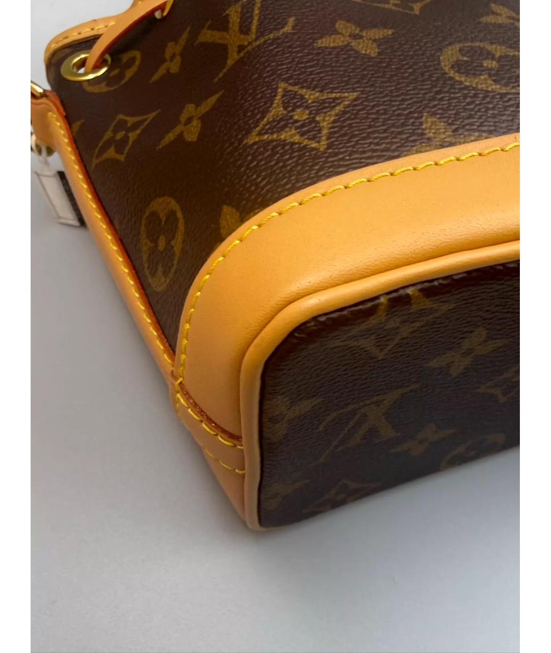 LOUIS VUITTON Коричневая сумка с короткими ручками, фото 9