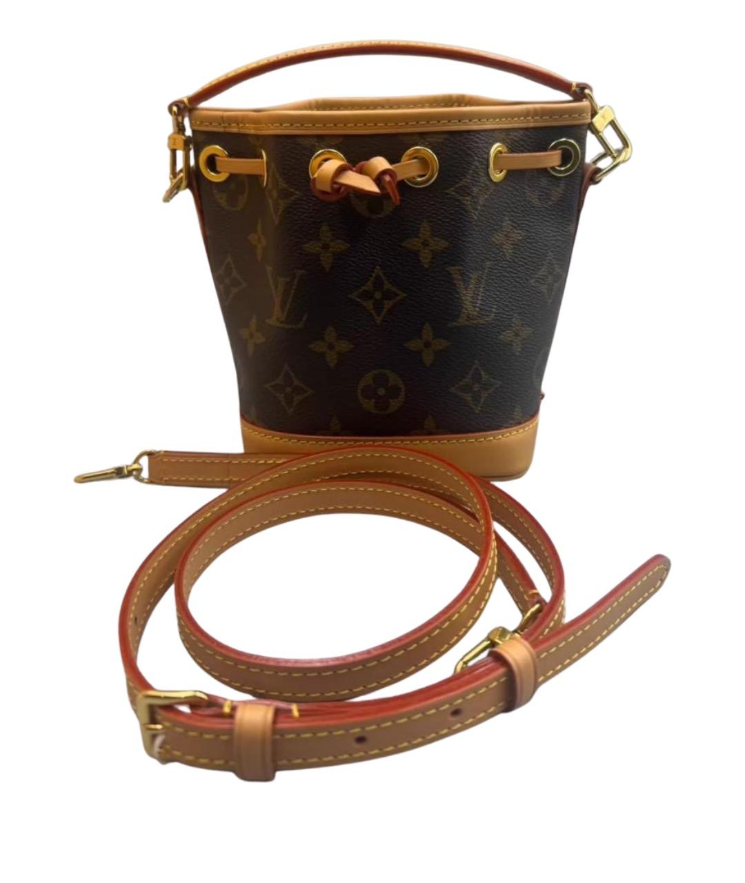 LOUIS VUITTON Коричневая сумка с короткими ручками, фото 1