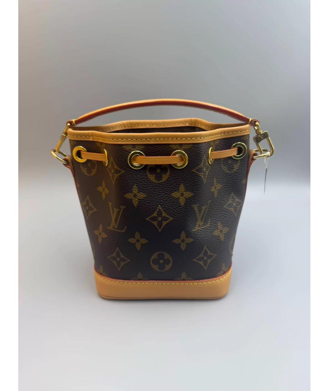 LOUIS VUITTON Коричневая сумка с короткими ручками, фото 2