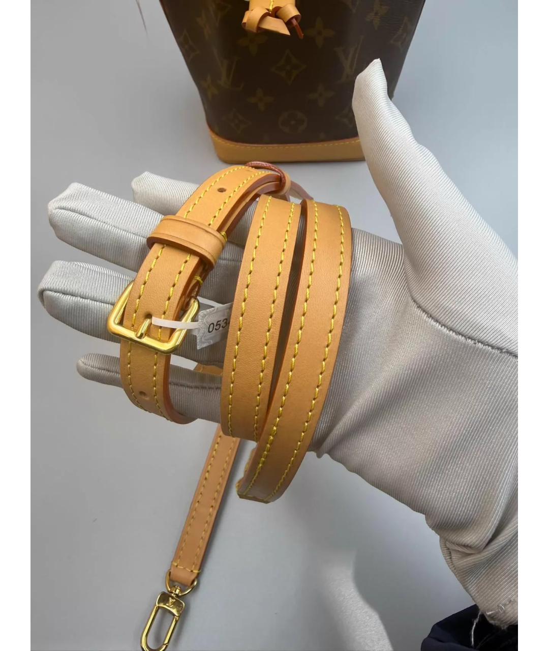 LOUIS VUITTON Коричневая сумка с короткими ручками, фото 7