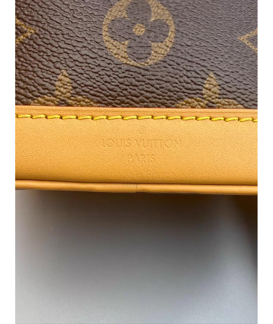 LOUIS VUITTON Коричневая сумка с короткими ручками, фото 8