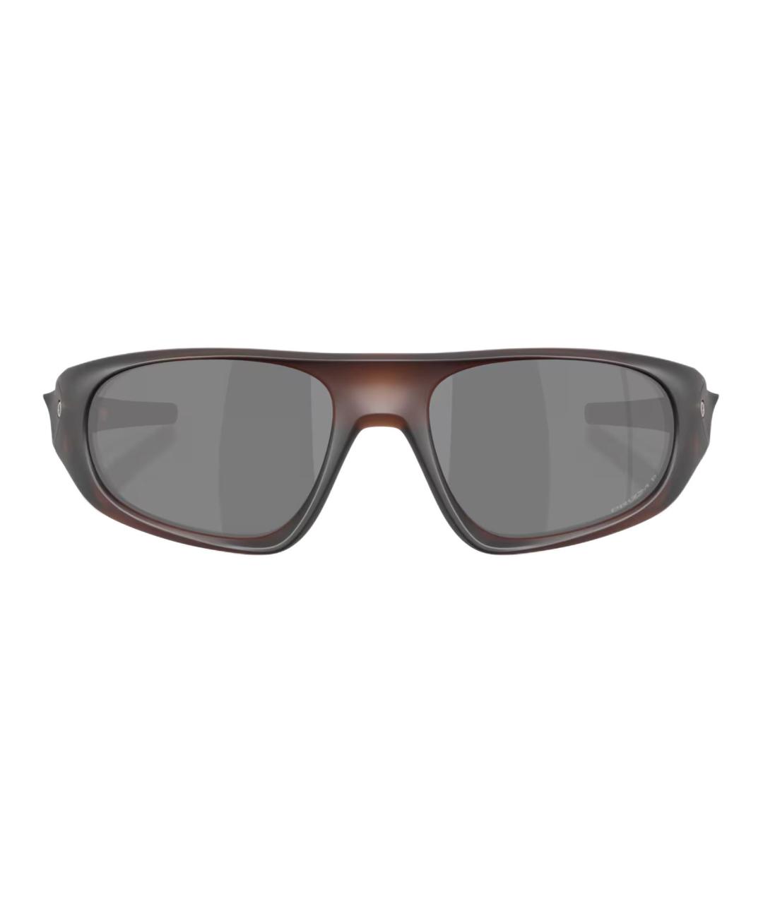 OAKLEY Коричневые пластиковые солнцезащитные очки, фото 2