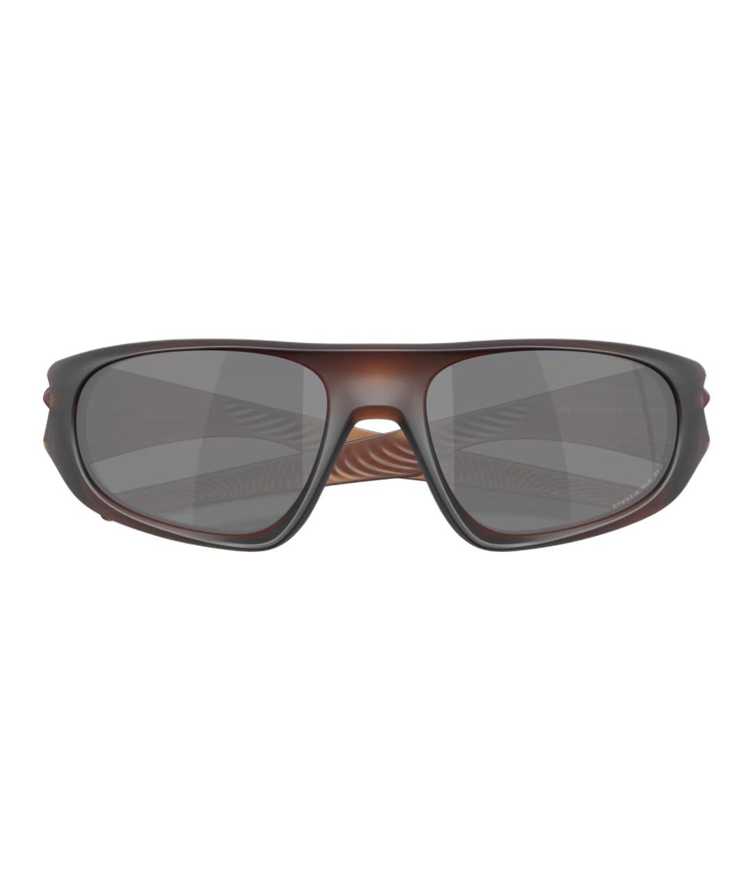 OAKLEY Коричневые пластиковые солнцезащитные очки, фото 5