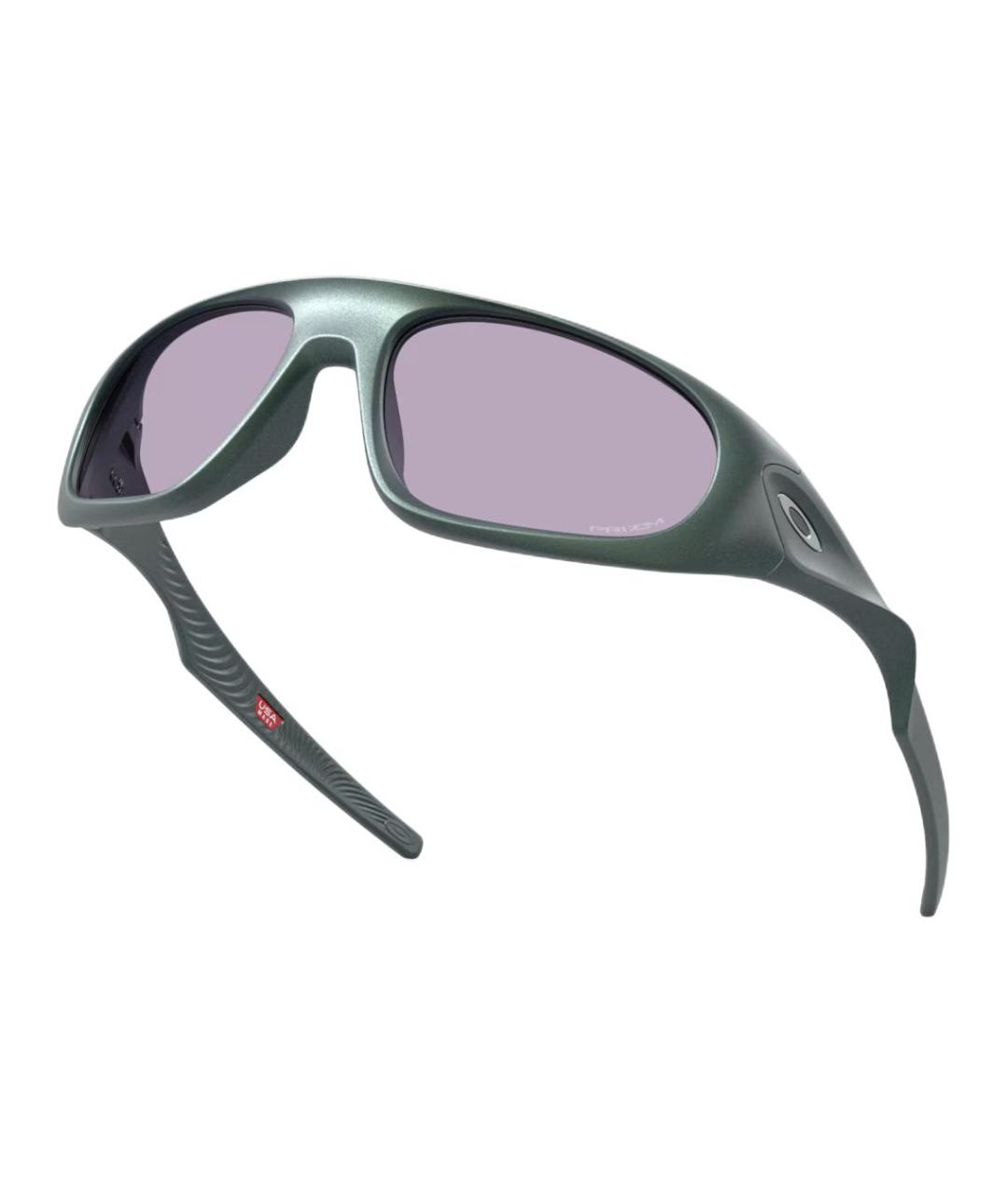 OAKLEY Серые пластиковые солнцезащитные очки, фото 4