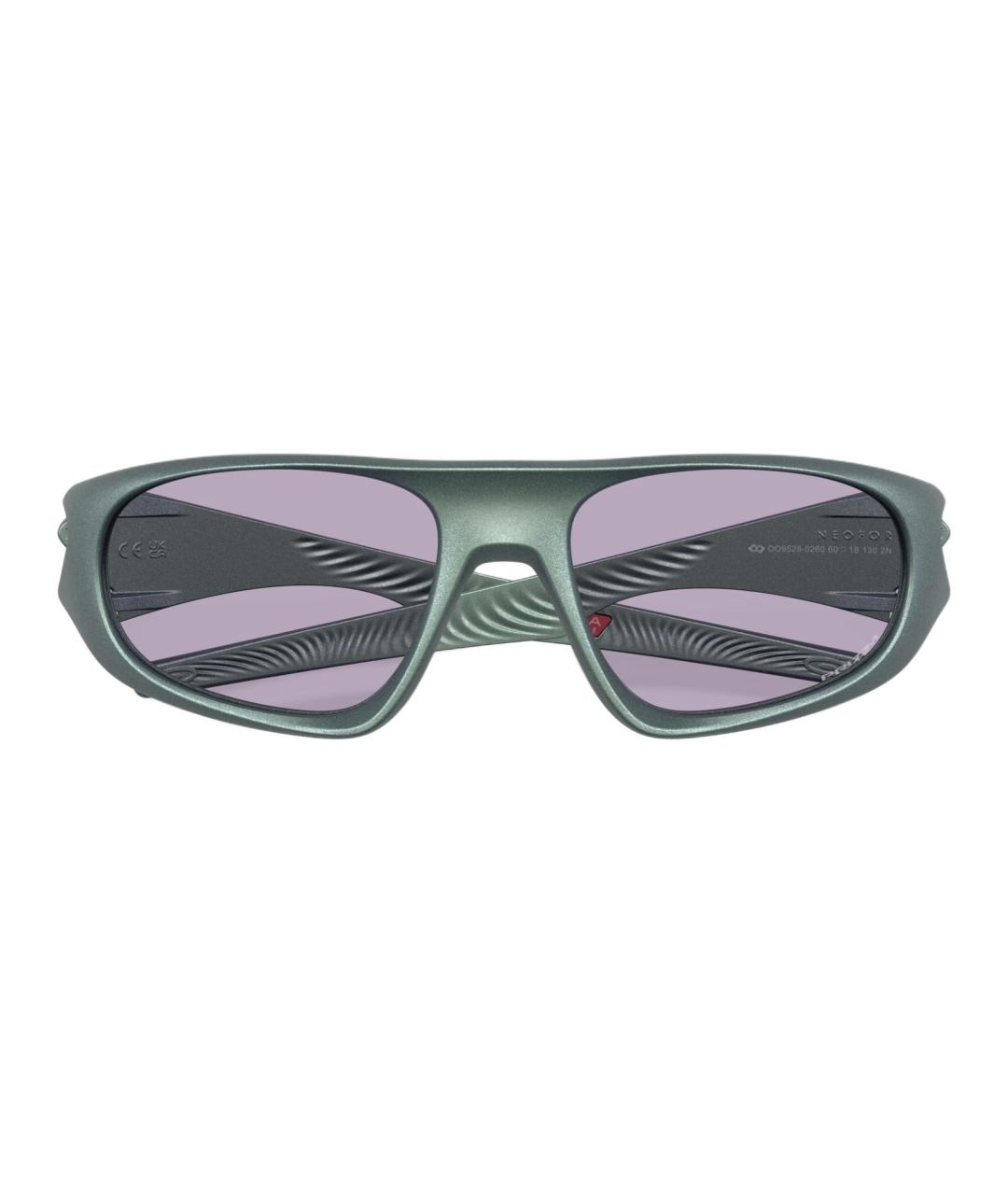 OAKLEY Серые пластиковые солнцезащитные очки, фото 5