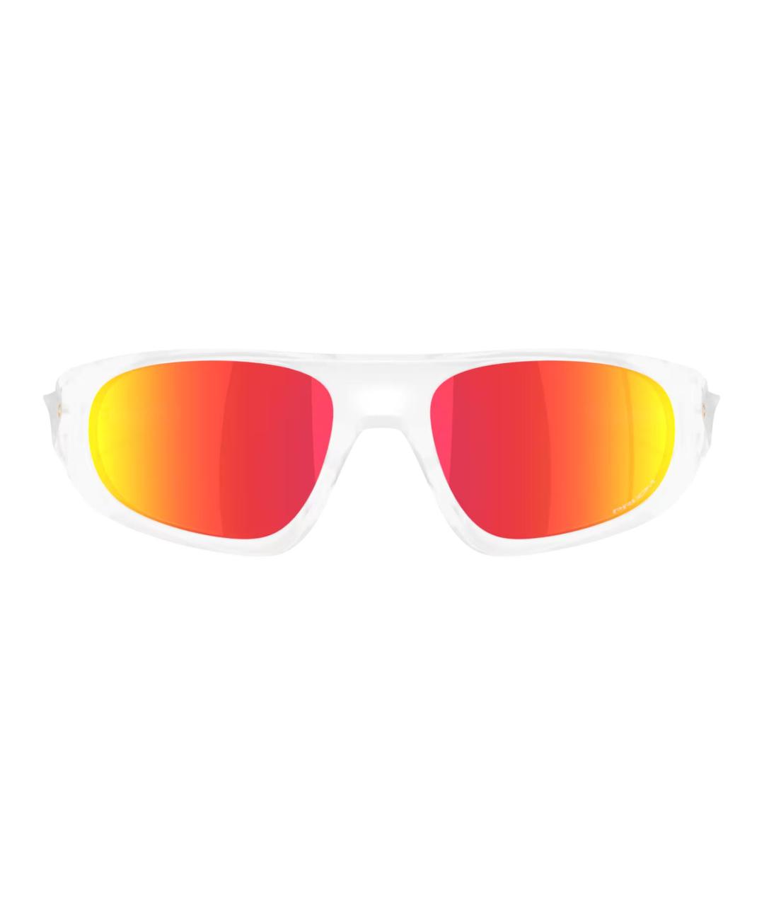 OAKLEY Белые пластиковые солнцезащитные очки, фото 2