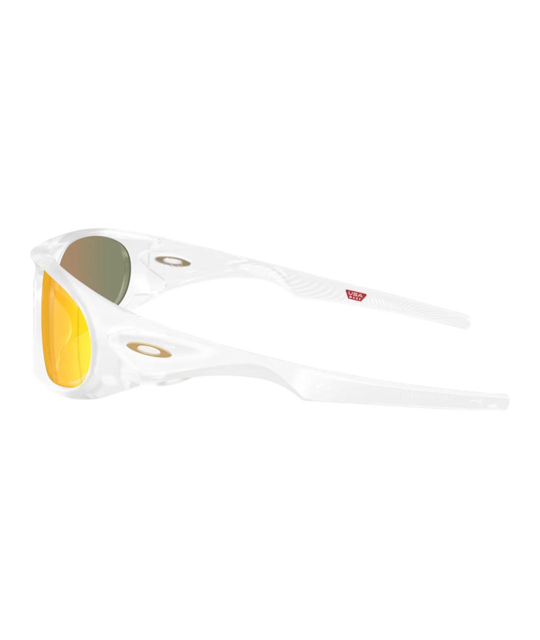 OAKLEY Белые пластиковые солнцезащитные очки, фото 3