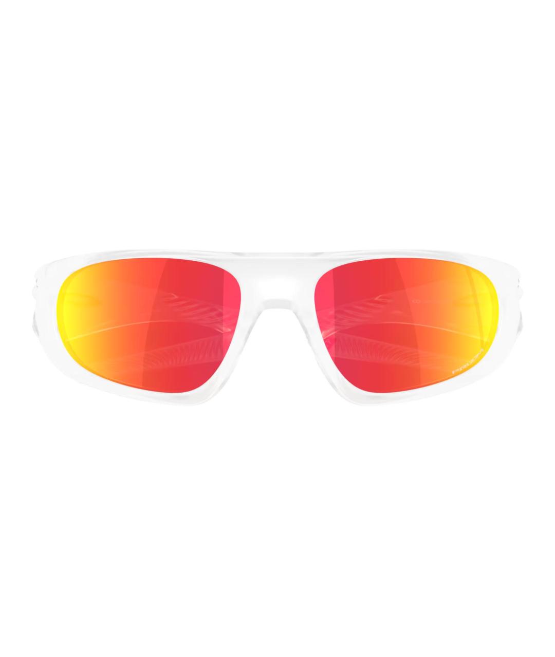 OAKLEY Белые пластиковые солнцезащитные очки, фото 5