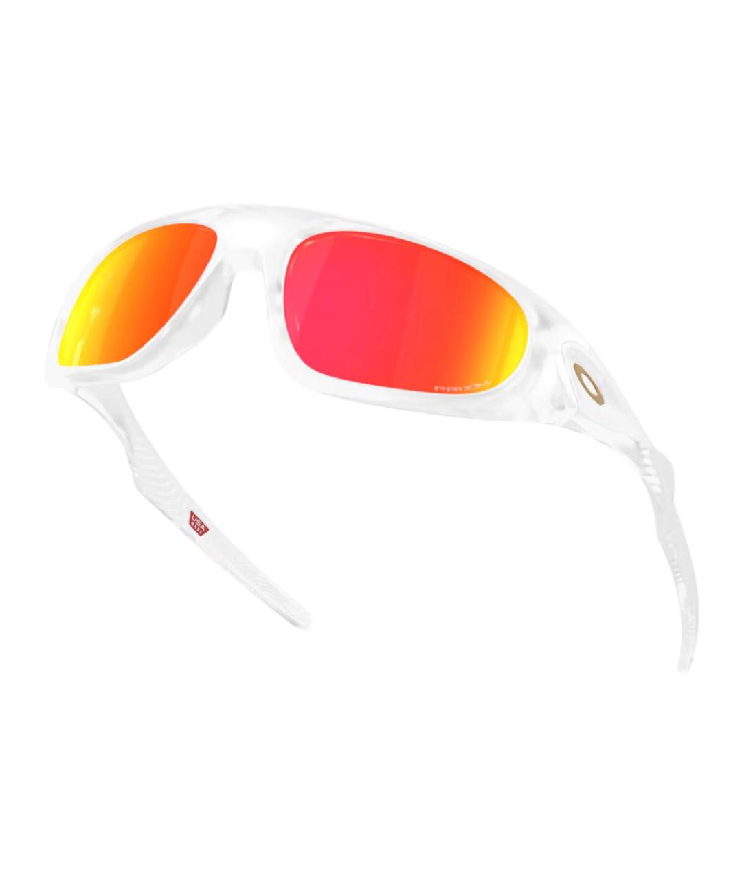 OAKLEY Белые пластиковые солнцезащитные очки, фото 4