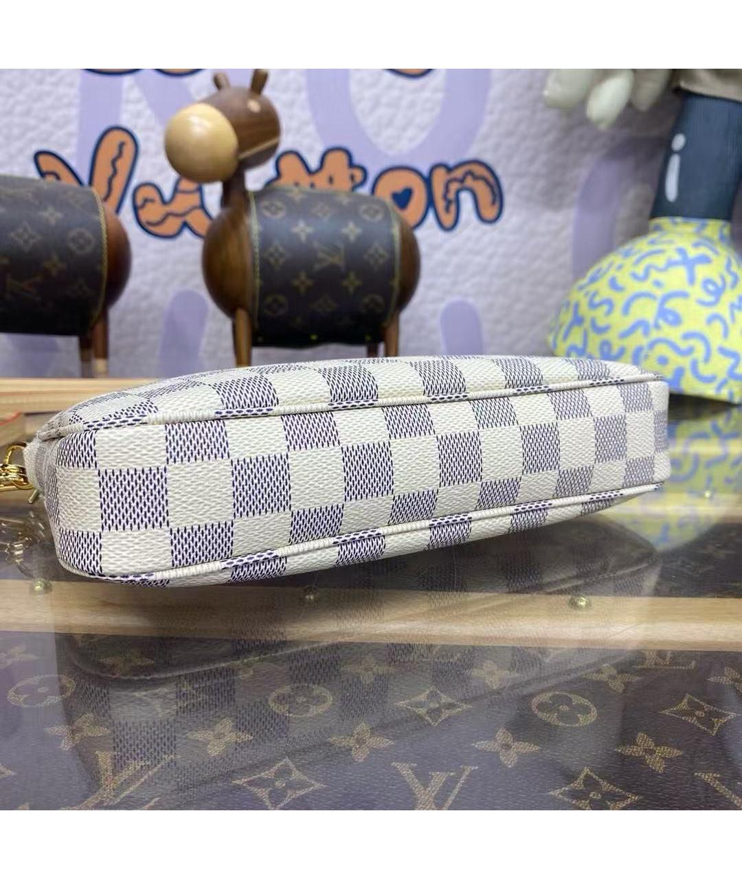 LOUIS VUITTON Бежевая сумка с короткими ручками, фото 5