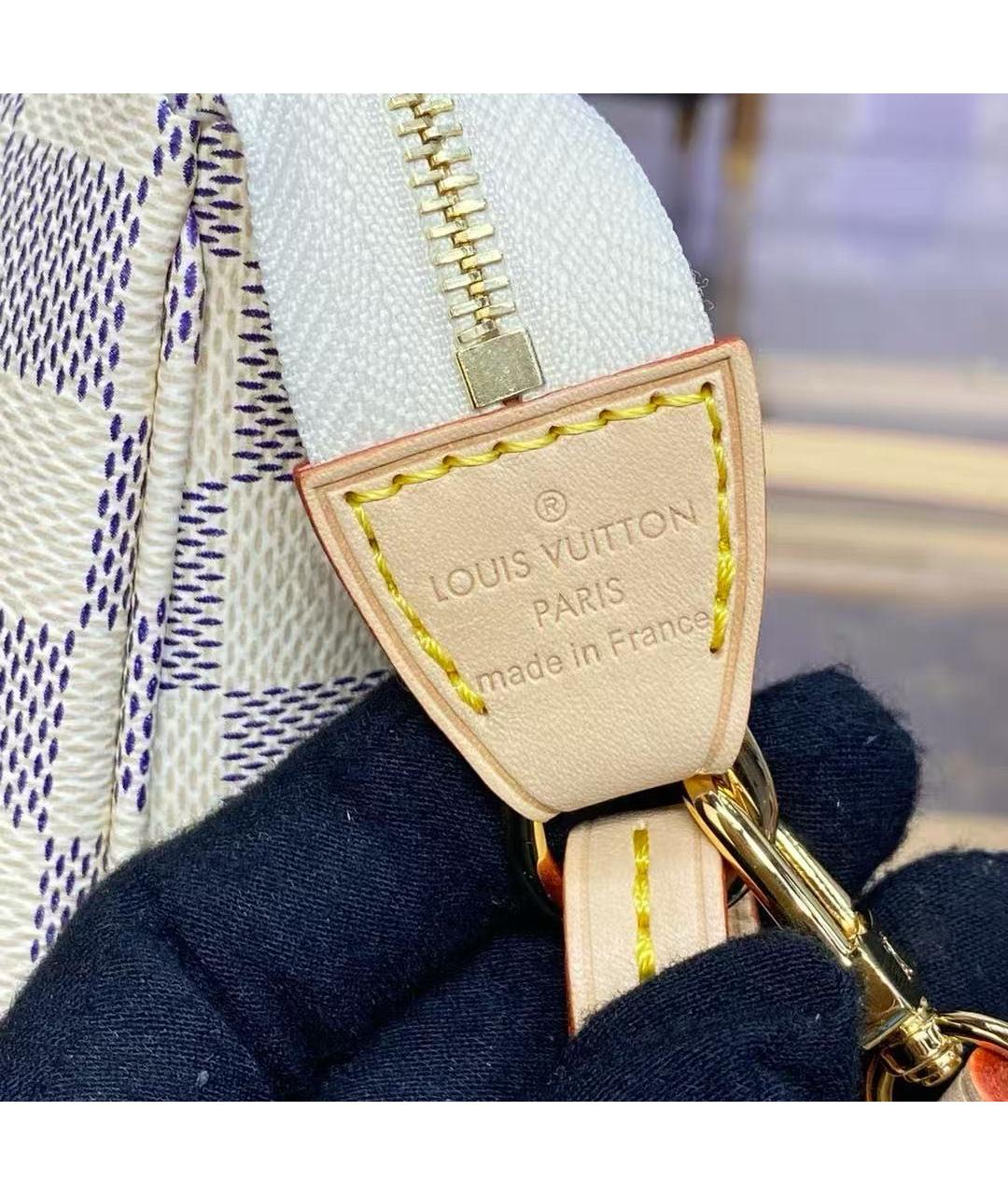 LOUIS VUITTON Бежевая сумка с короткими ручками, фото 6