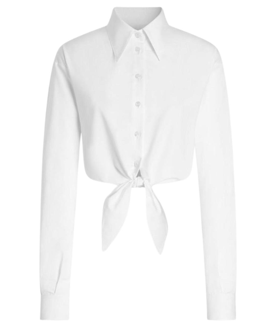 DOLCE&GABBANA Белая хлопковая рубашка, фото 1