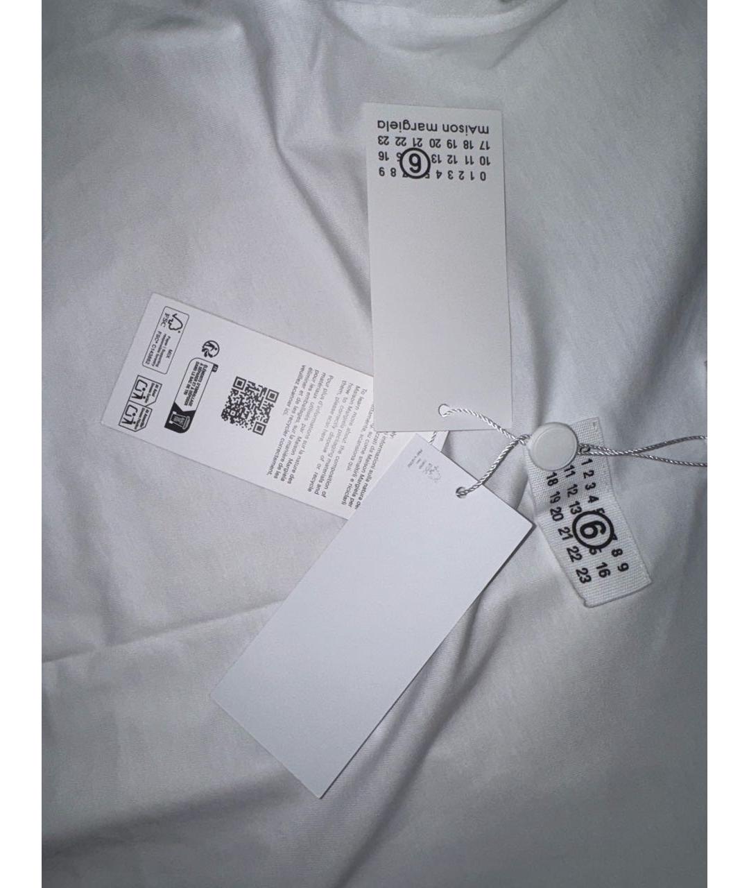 MM6 MAISON MARGIELA Белая детская футболка, фото 6