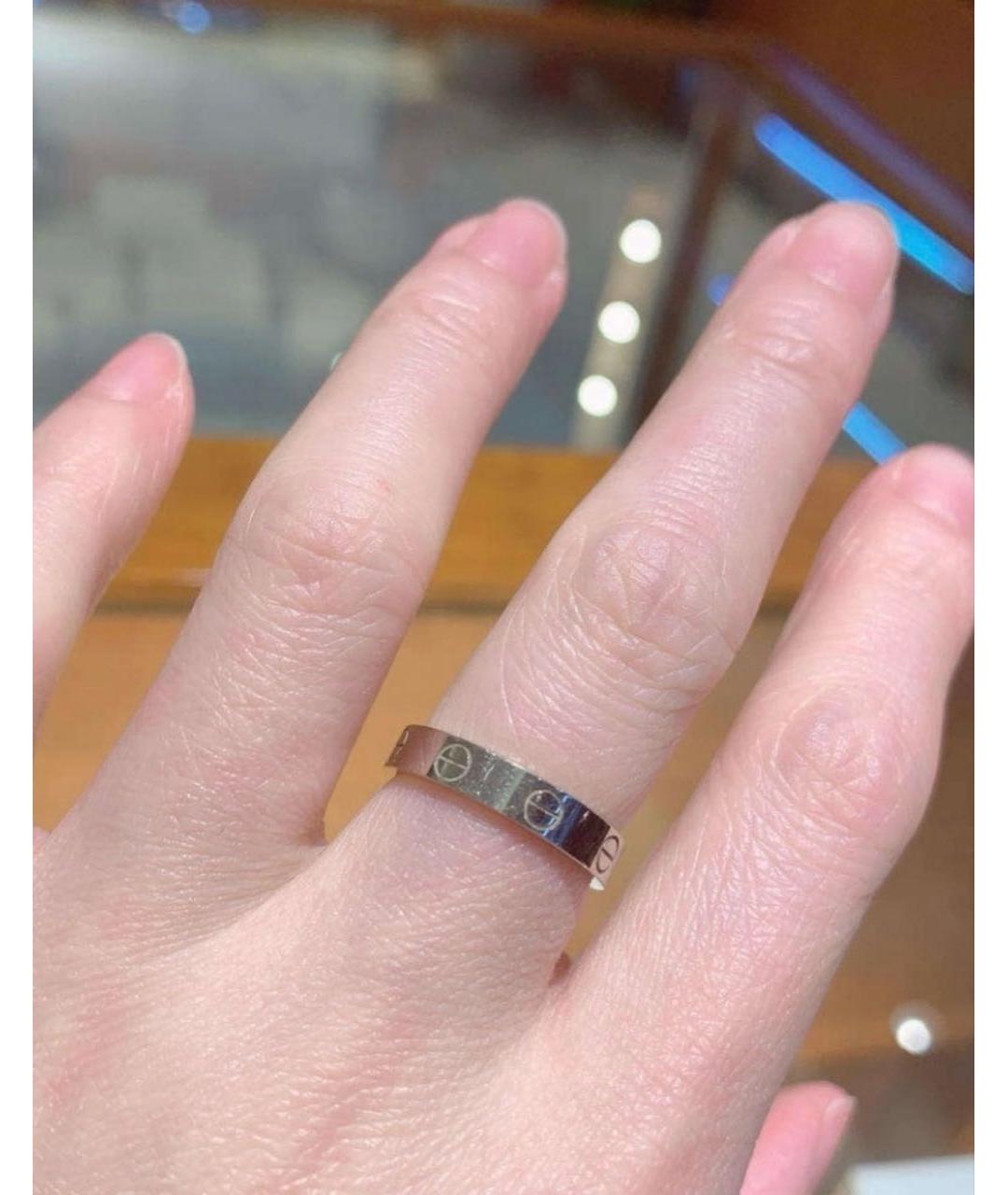 CARTIER Серебряное кольцо из белого золота, фото 4