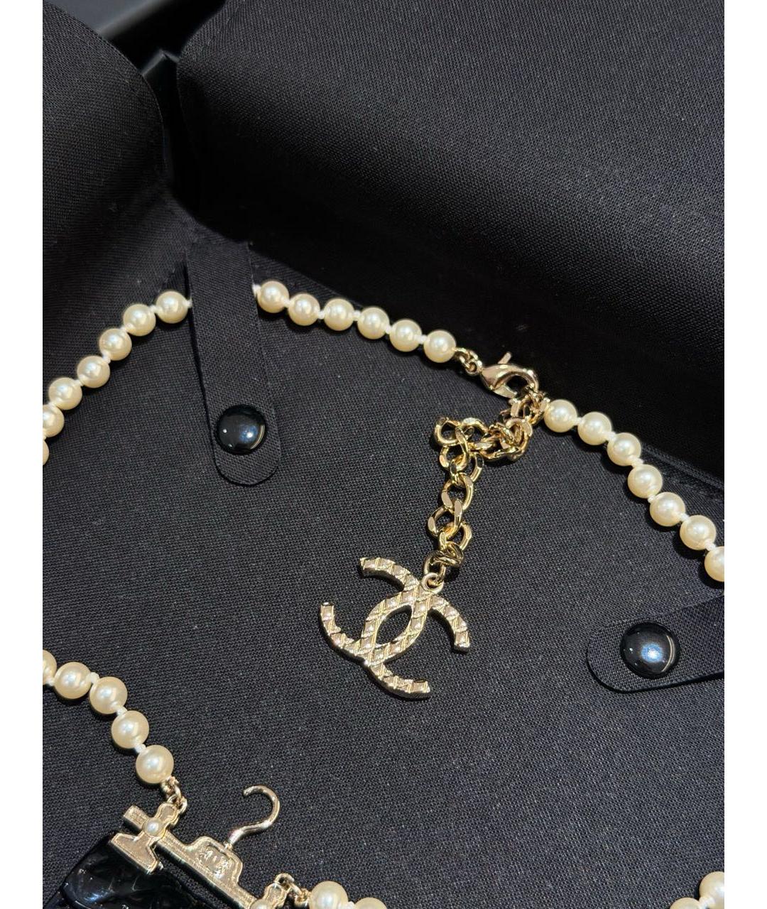 CHANEL Бежевое колье, фото 3