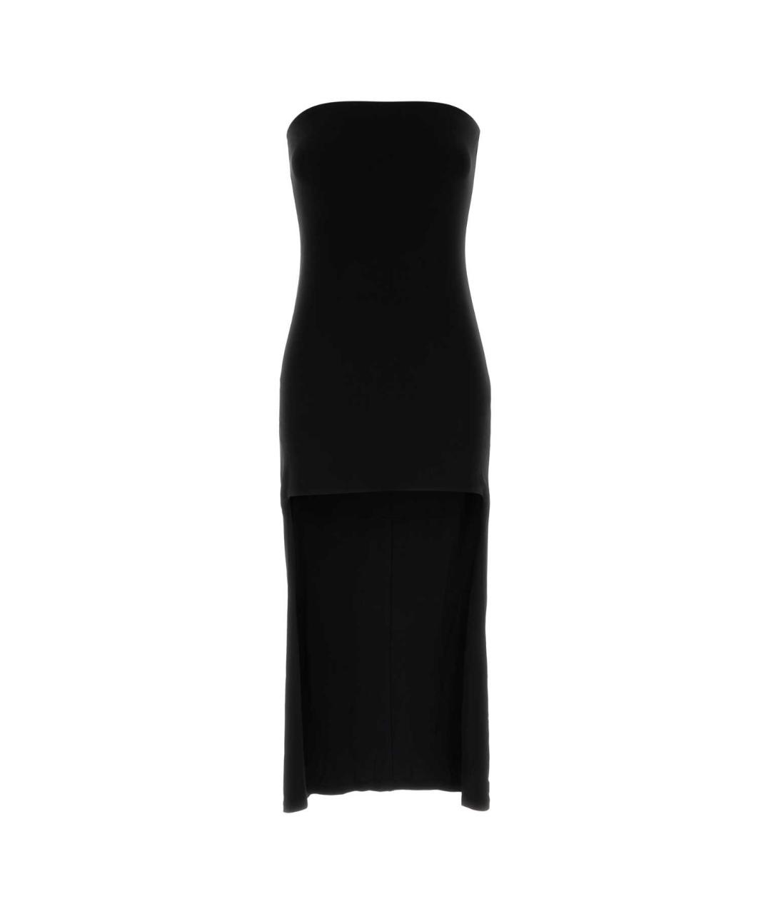 ALEXANDER WANG Черное вискозное коктейльное платье, фото 3