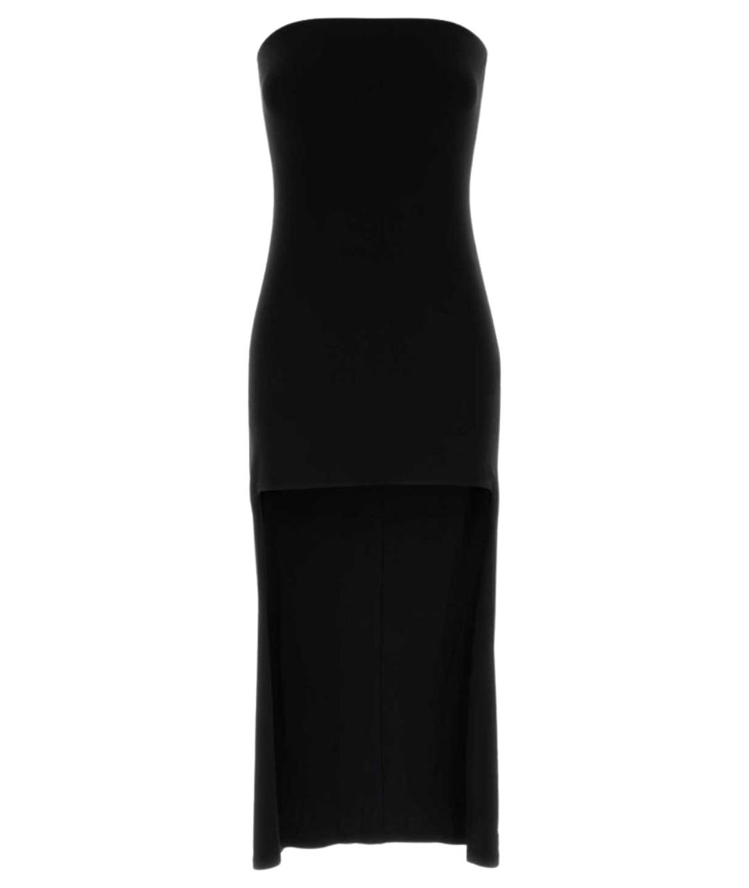 ALEXANDER WANG Черное вискозное коктейльное платье, фото 1
