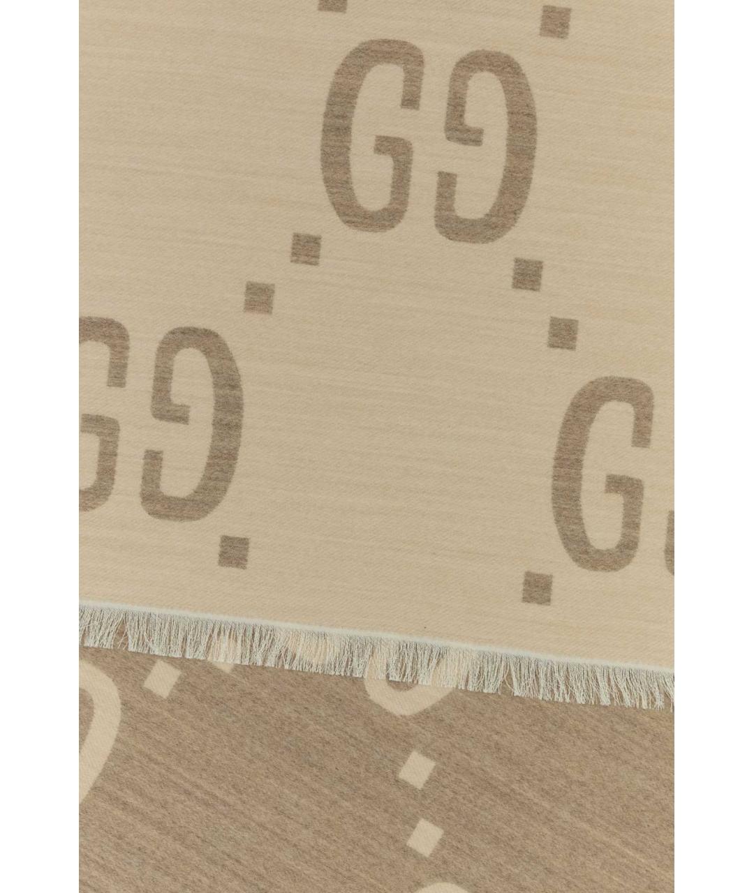 GUCCI Мульти шерстяной шарф, фото 2