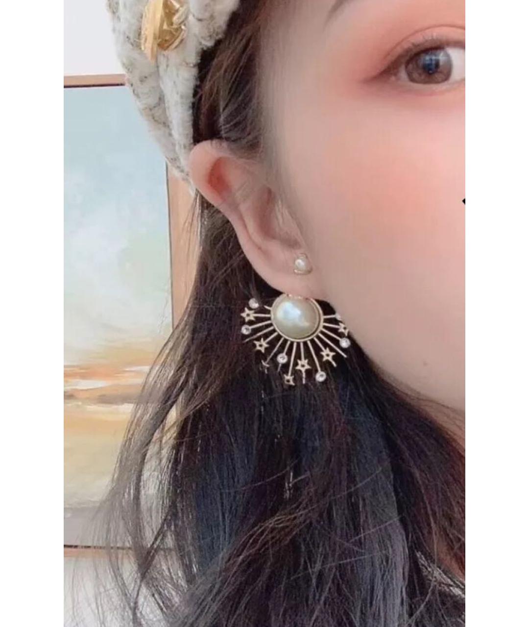 CHRISTIAN DIOR Золотые серьги, фото 6