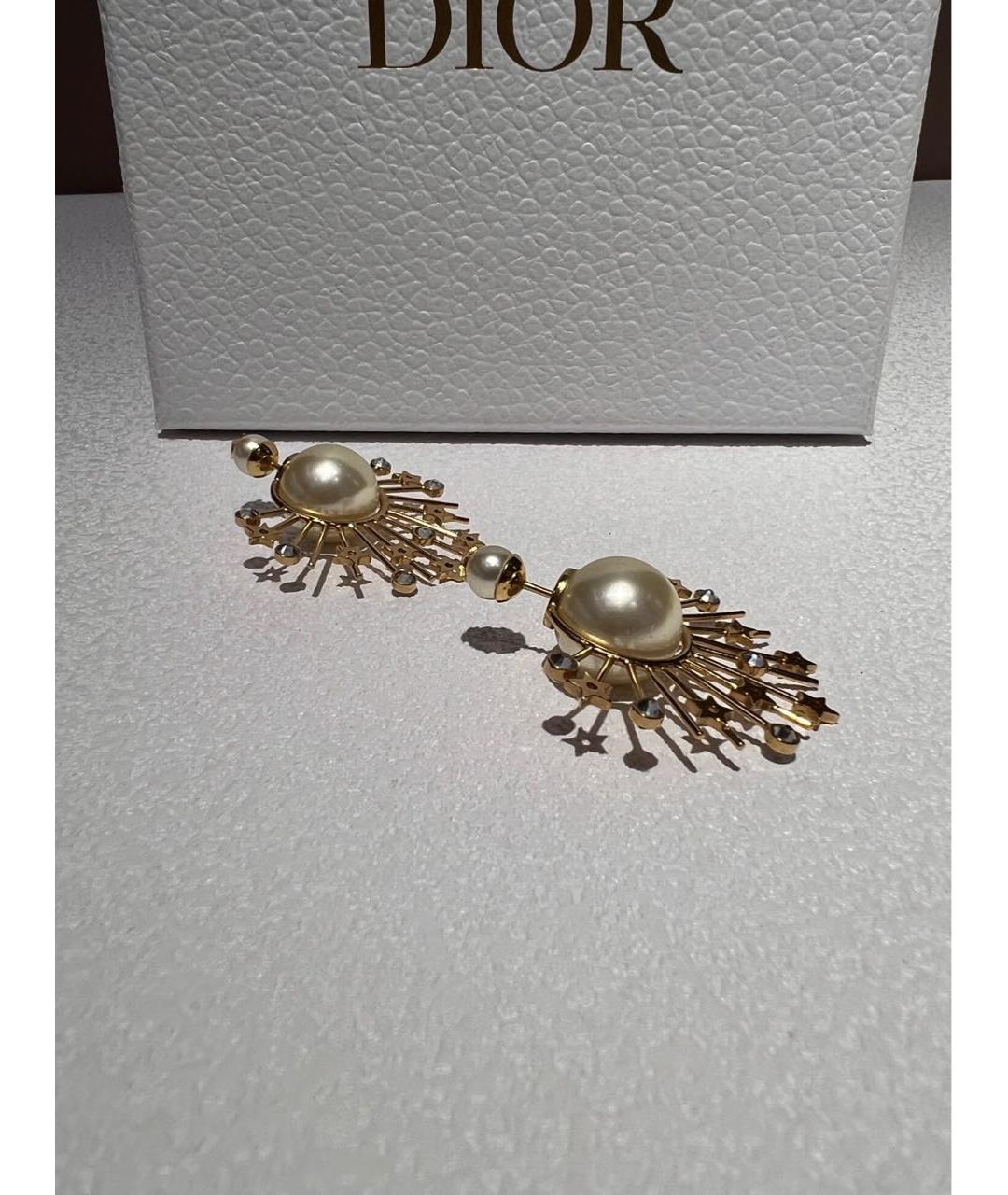 CHRISTIAN DIOR Золотые серьги, фото 3
