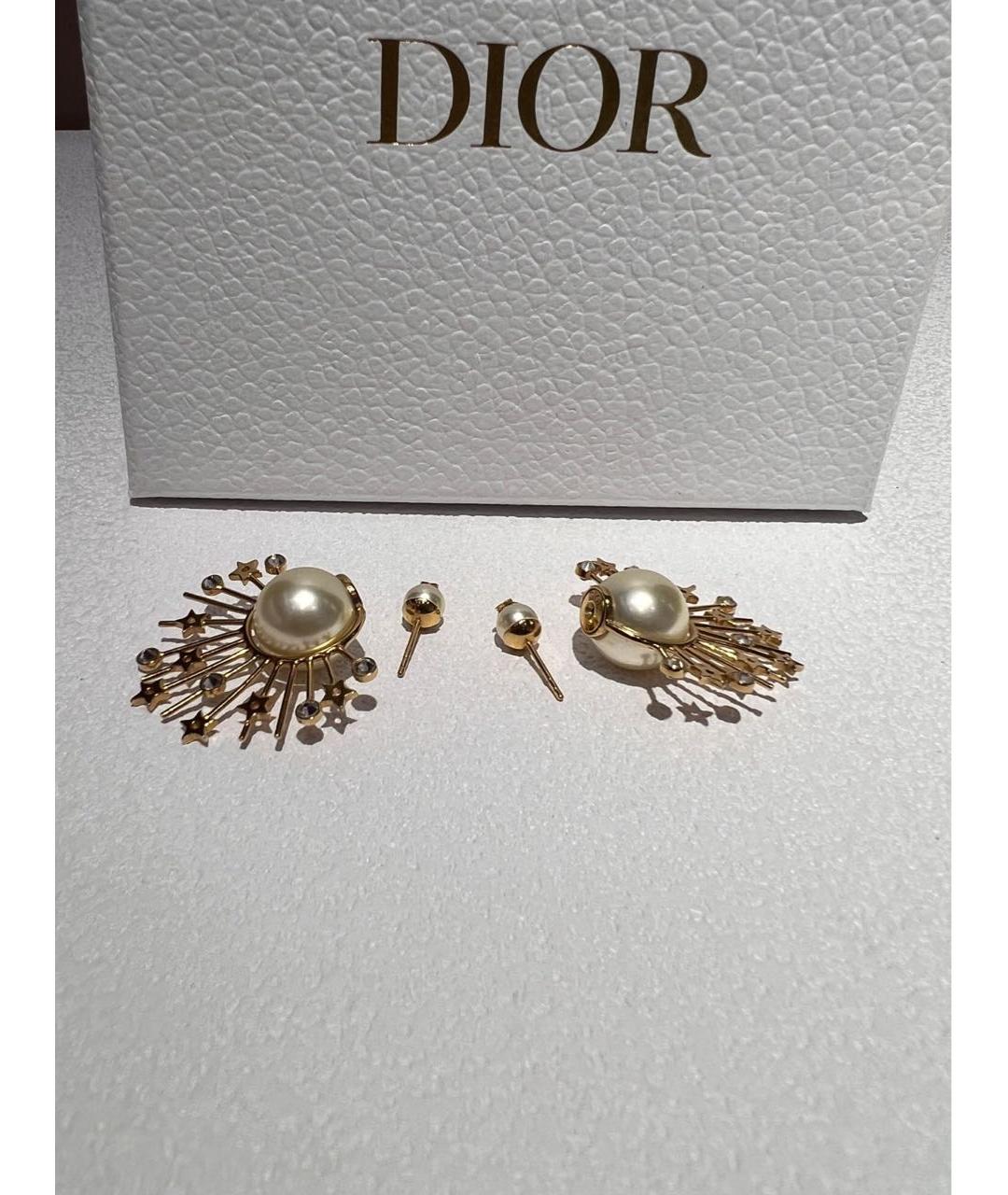 CHRISTIAN DIOR Золотые серьги, фото 5