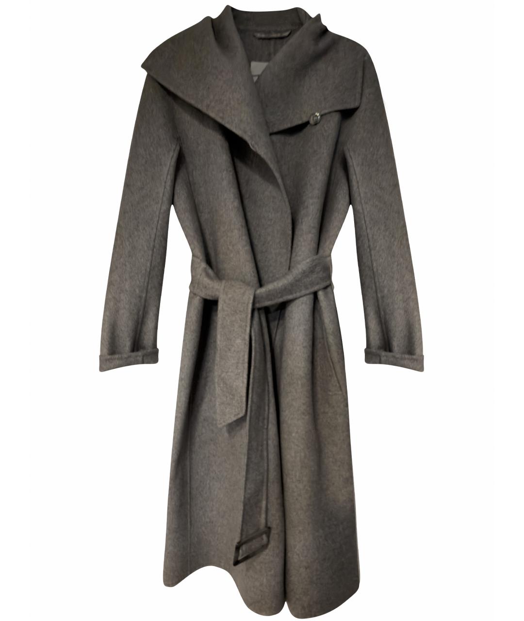 MAX MARA Серое кашемировое пальто, фото 1