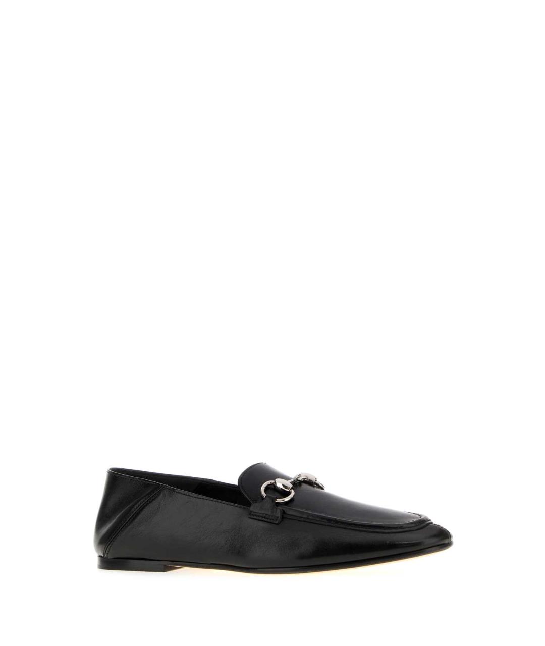 GUCCI Черные кожаные лоферы, фото 2