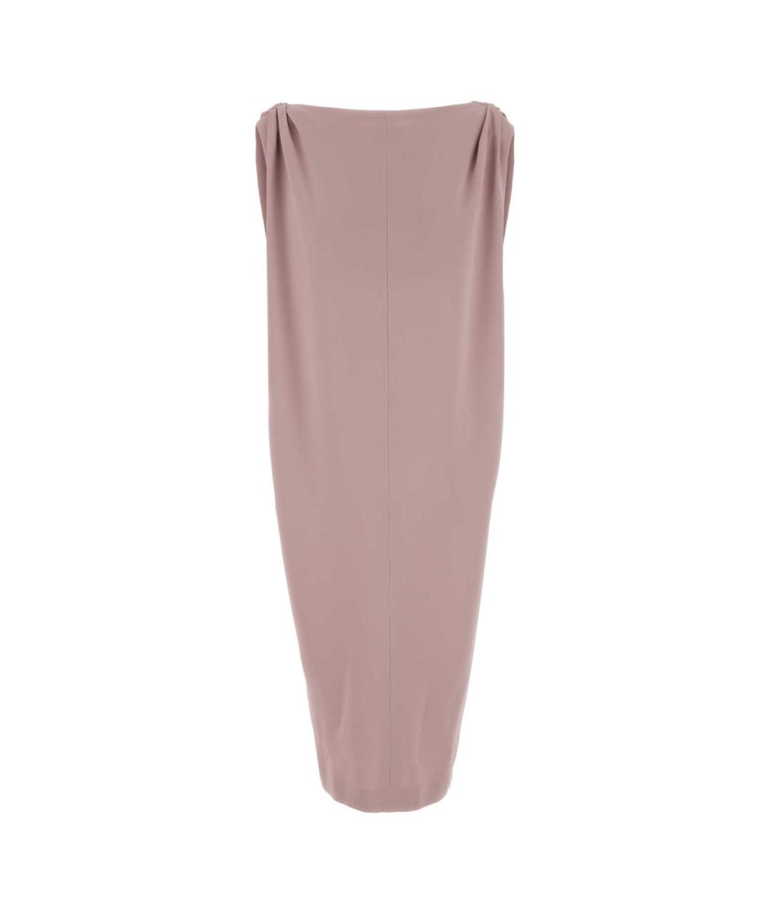 BALENCIAGA Розовое шелковое коктейльное платье, фото 1