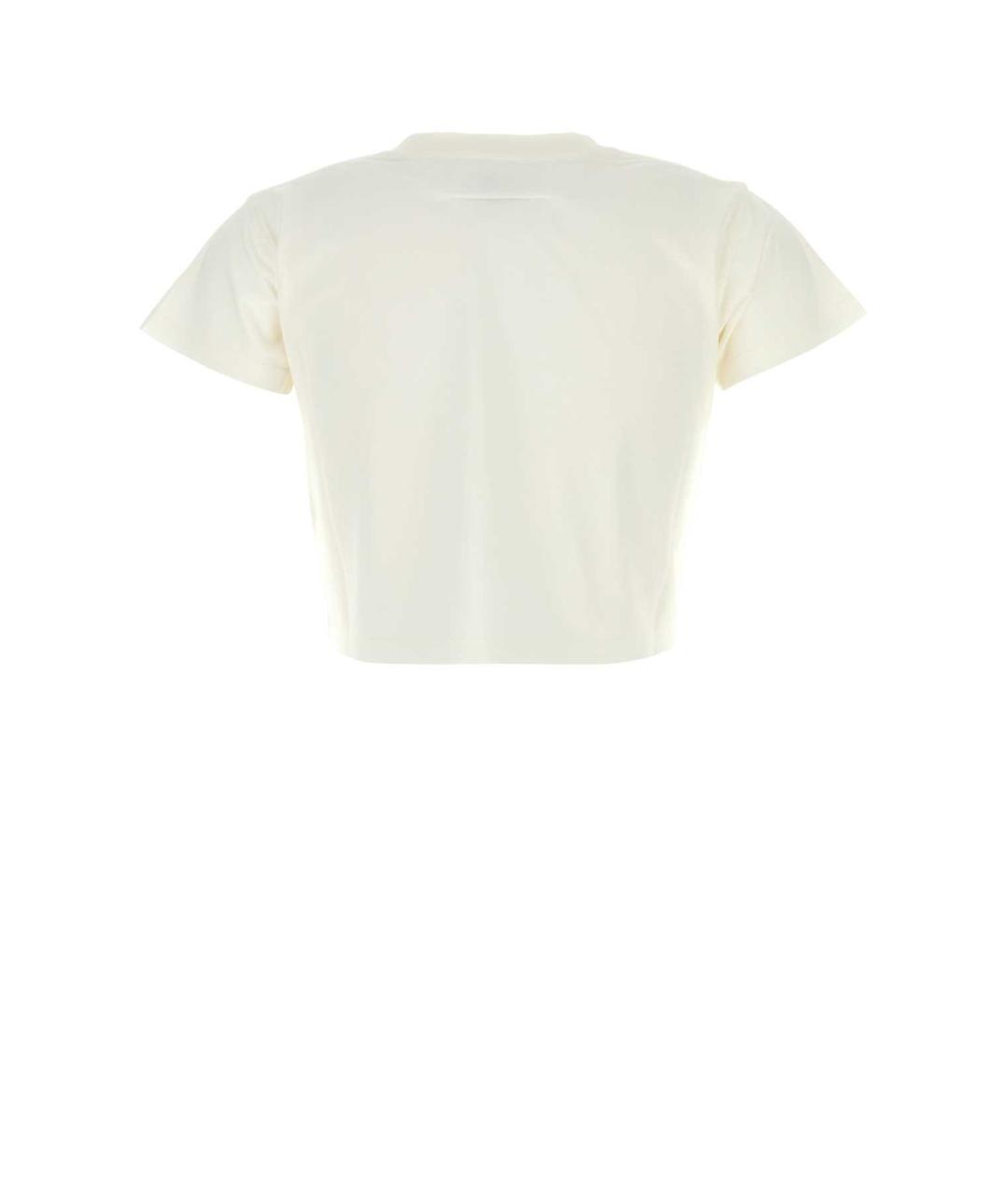 MM6 MAISON MARGIELA Белая хлопковая футболка, фото 2