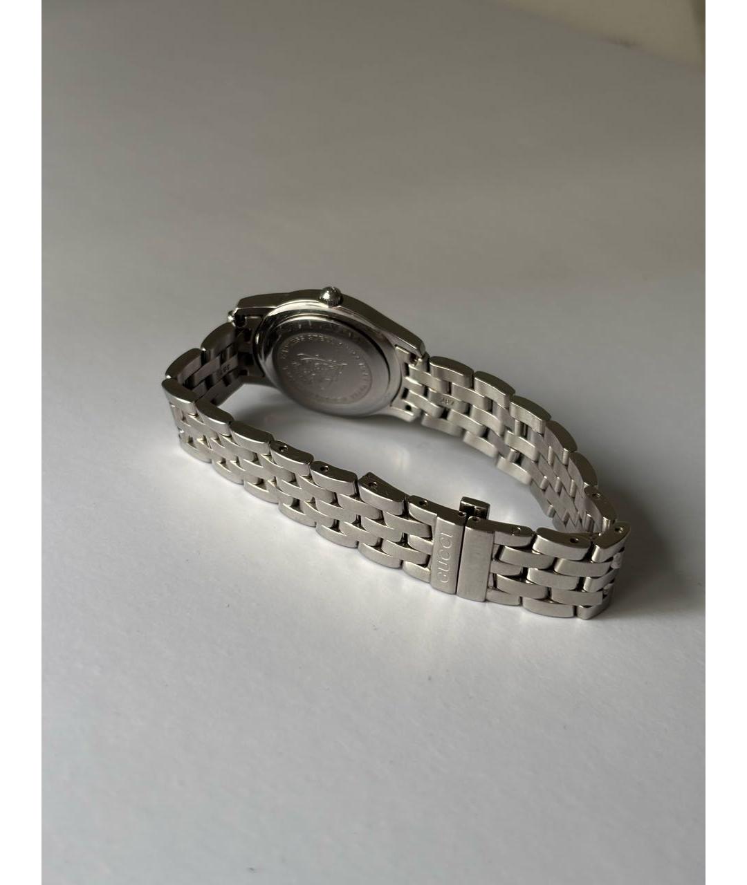 GUCCI Серебряные стальные часы, фото 3