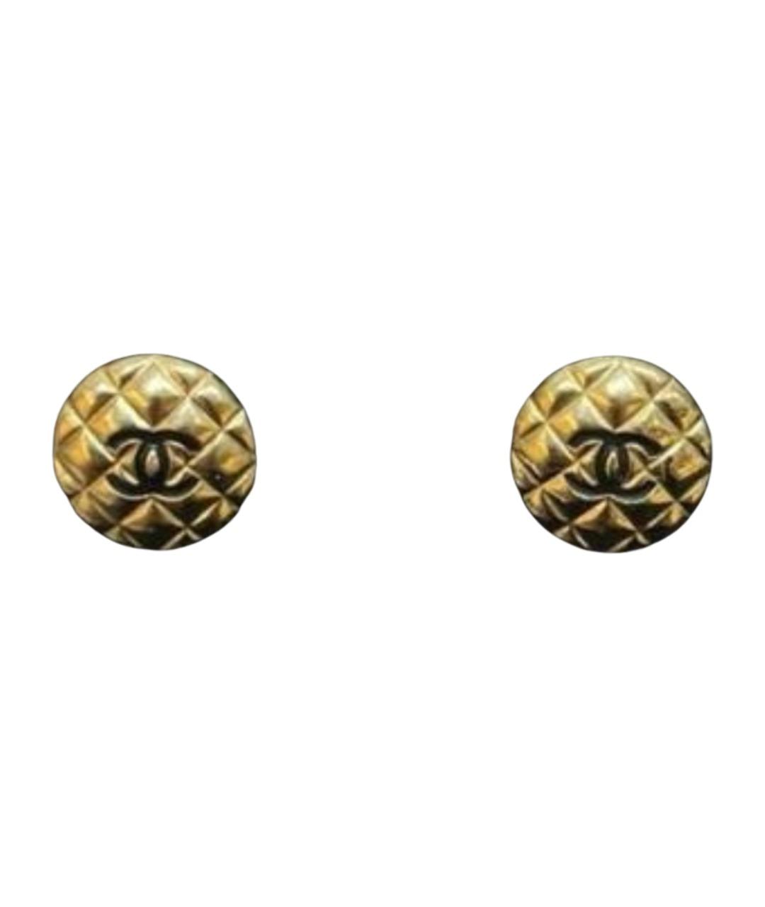 CHANEL Золотые серьги, фото 1