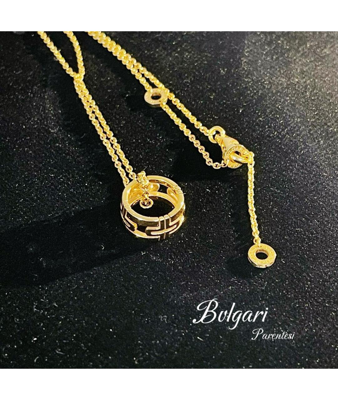 BVLGARI Золотое колье из розового золота, фото 4