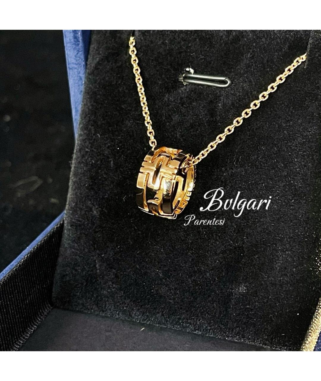 BVLGARI Золотое колье из розового золота, фото 5