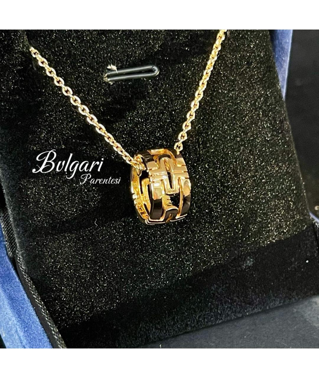 BVLGARI Золотое колье из розового золота, фото 6