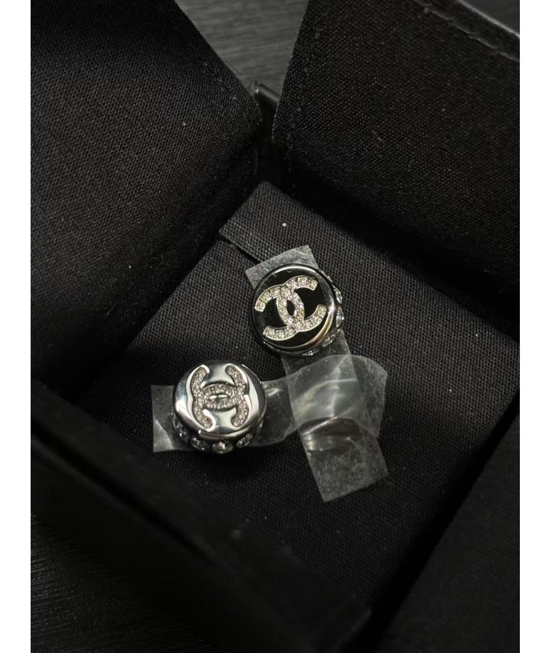 CHANEL Серебряные серьги, фото 5