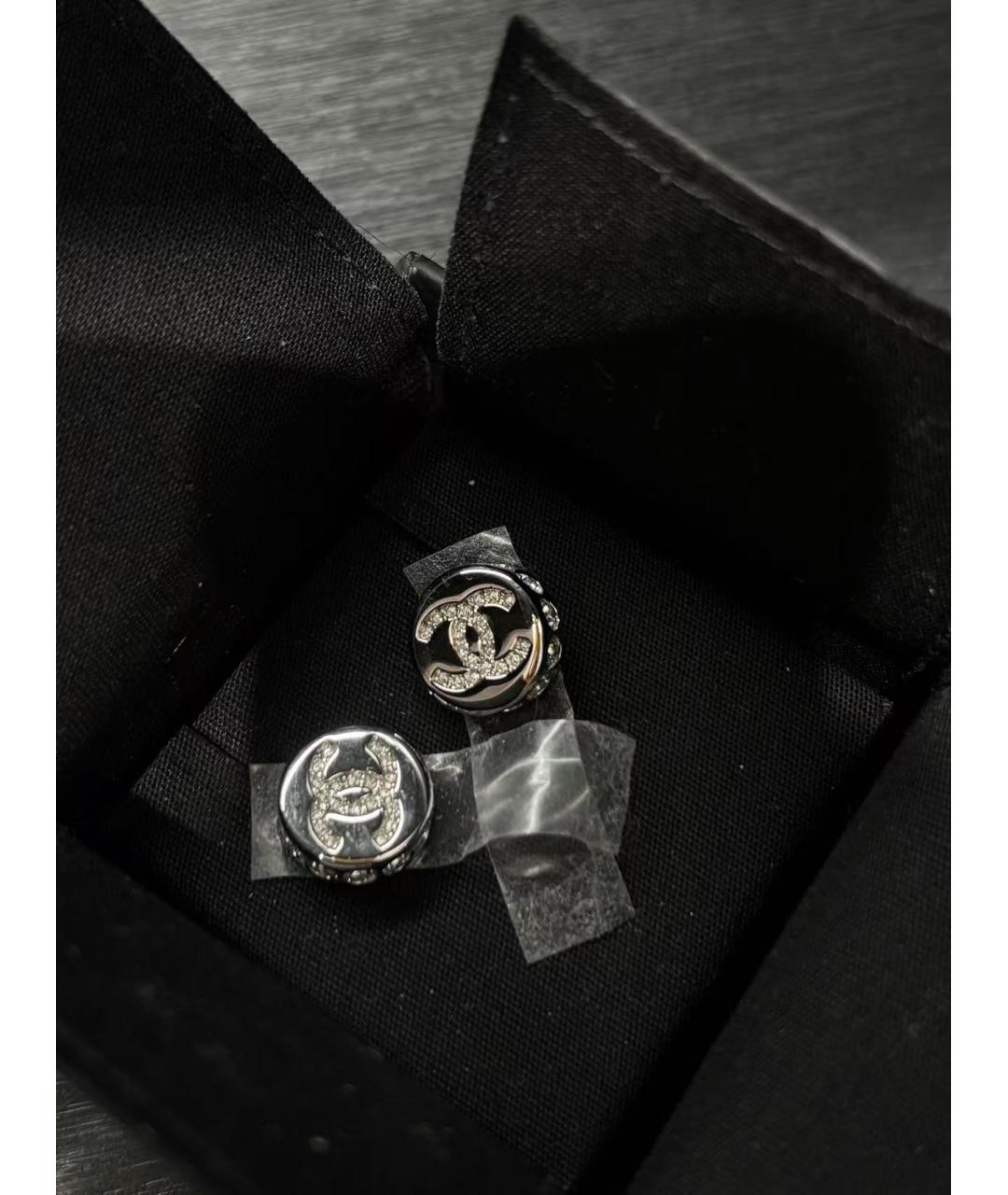 CHANEL Серебряные серьги, фото 3