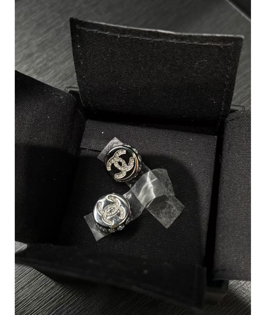CHANEL Серебряные серьги, фото 4