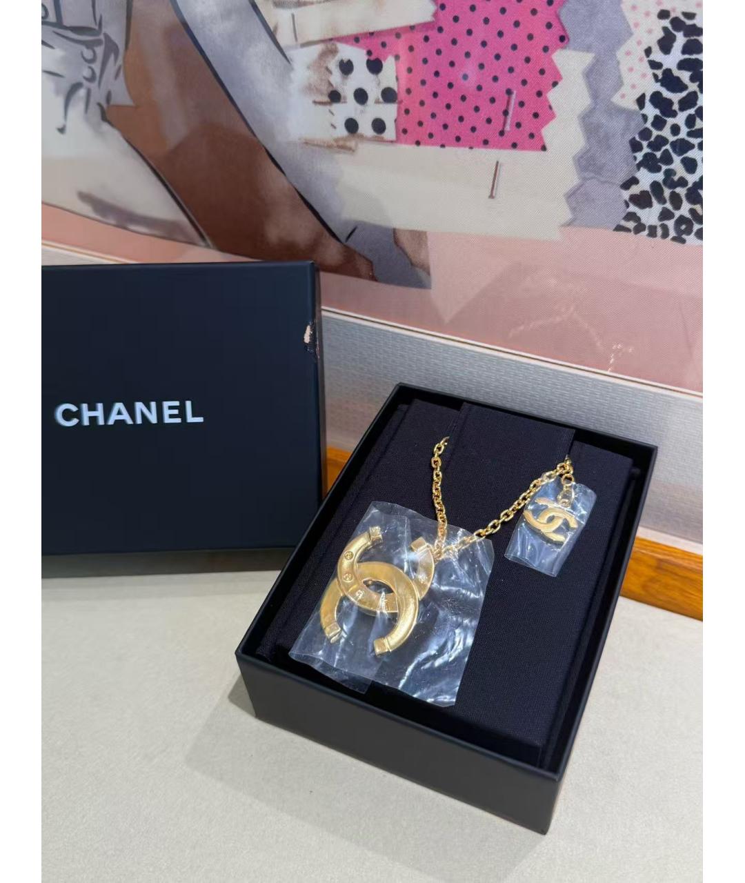 CHANEL Золотое колье, фото 2