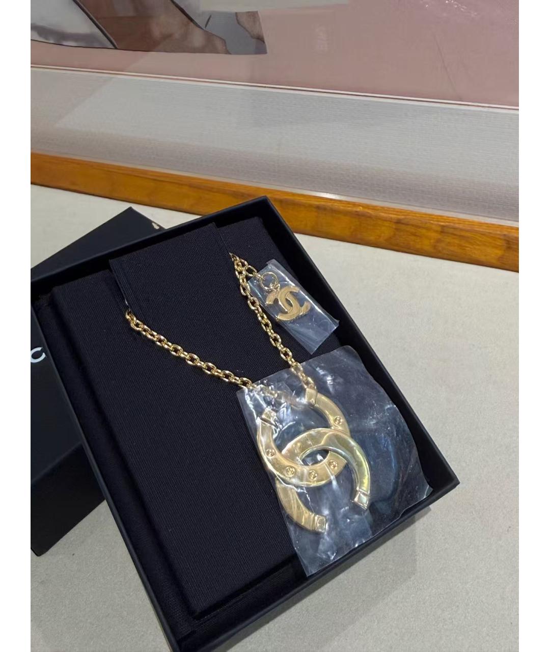 CHANEL Золотое колье, фото 4