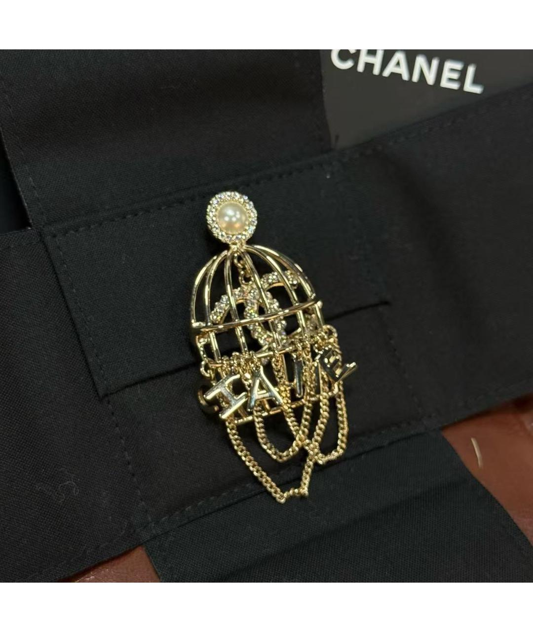 CHANEL Золотая булавка / брошь, фото 4