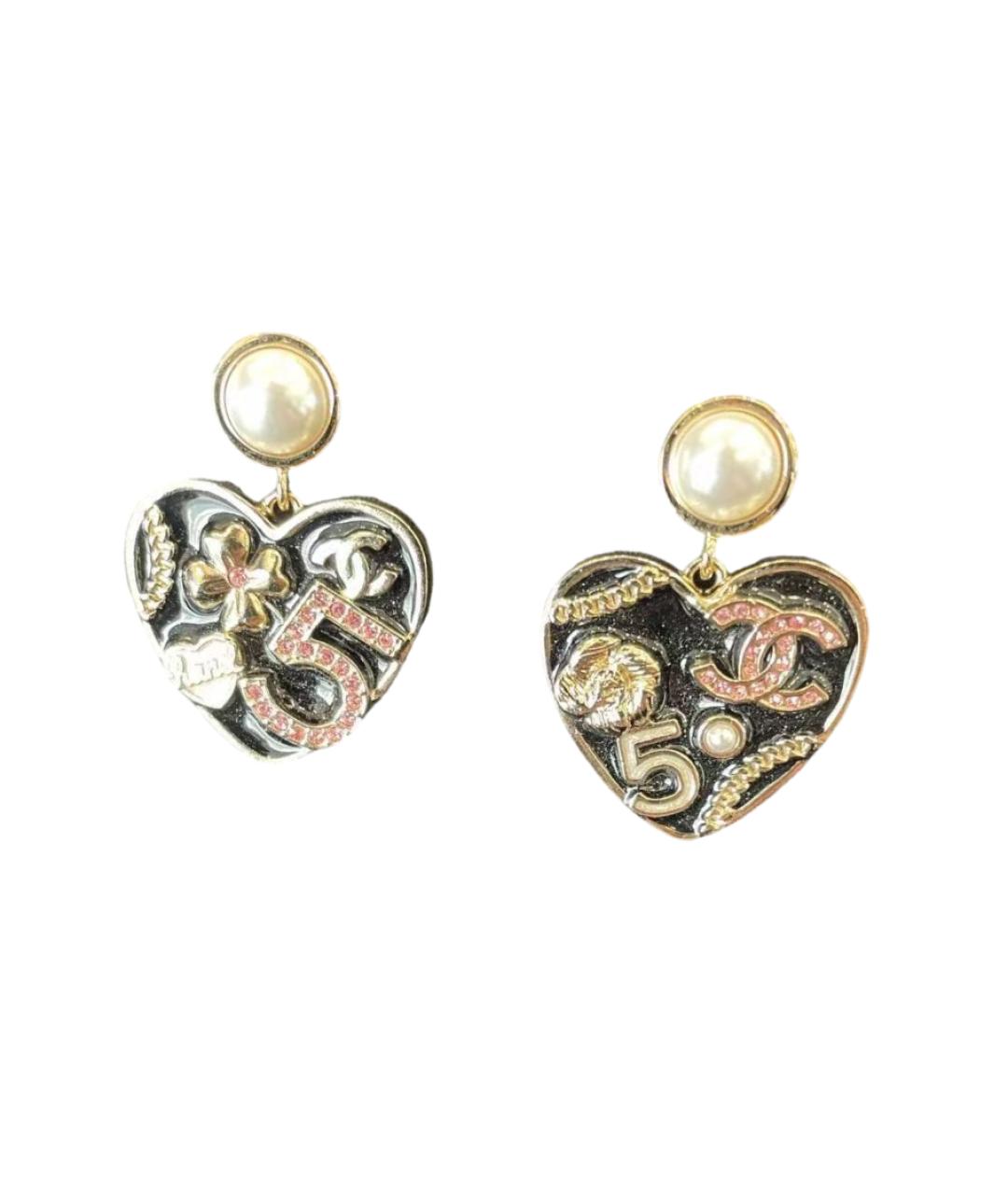CHANEL Золотые серьги, фото 1