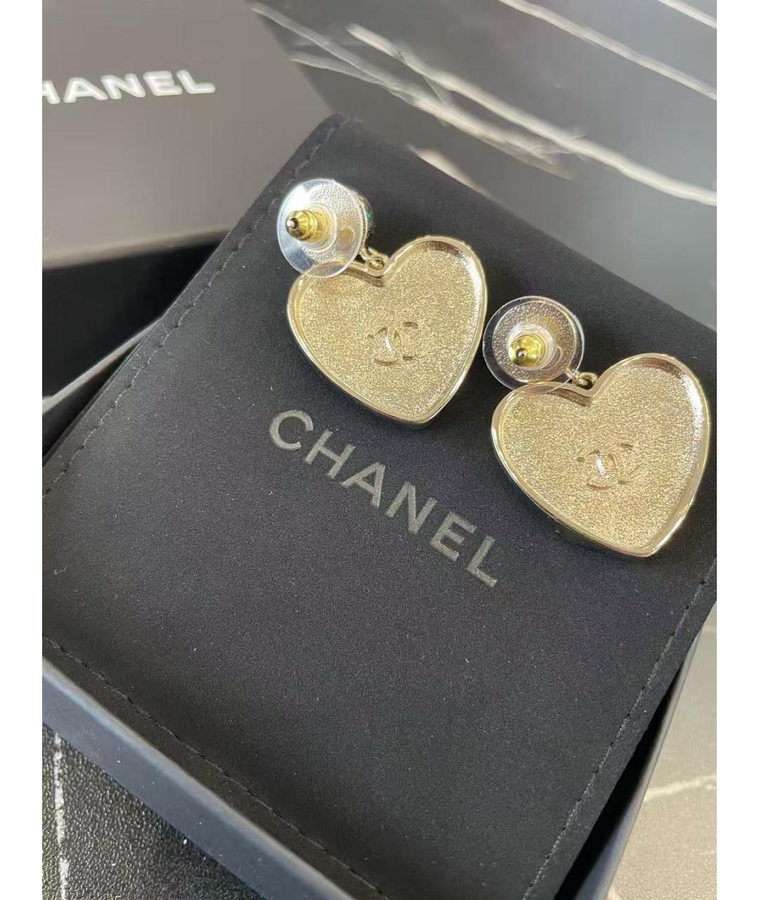 CHANEL Золотые серьги, фото 4
