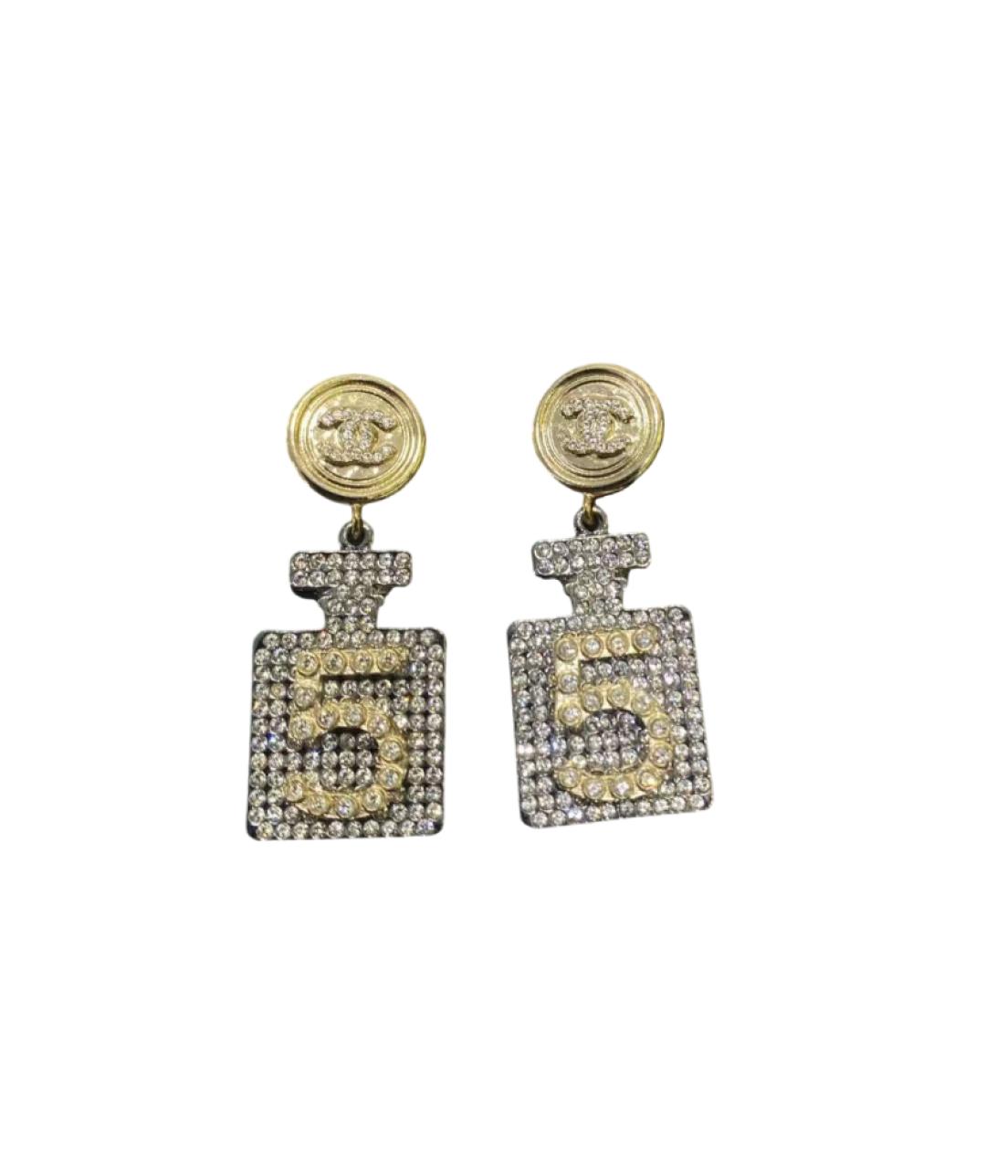 CHANEL Золотые серьги, фото 5
