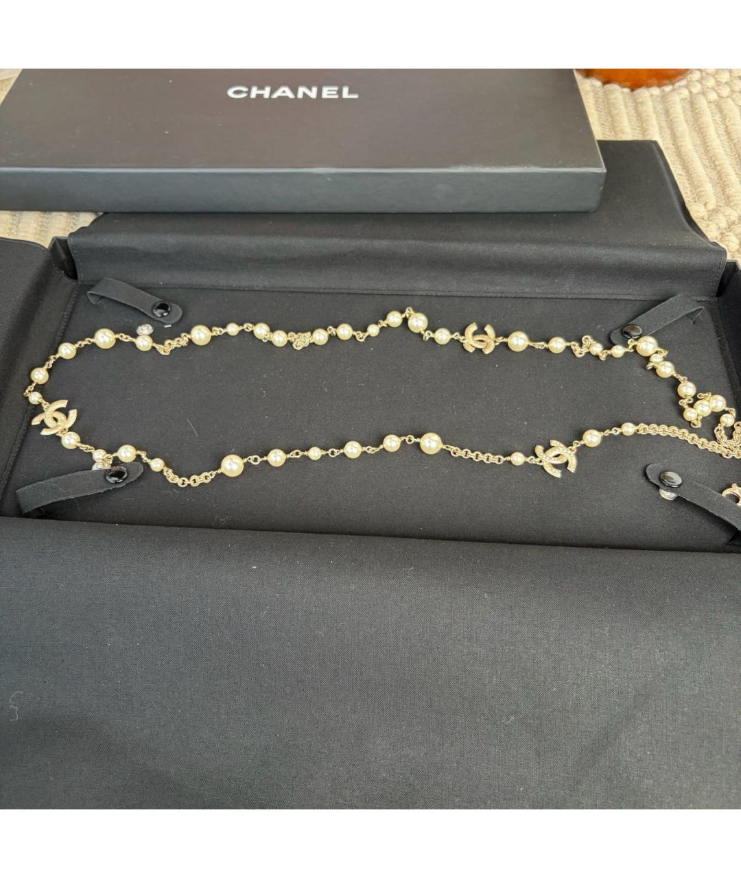 CHANEL Золотое колье, фото 5